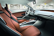 Innenraum des Elektroauto Audi e-tron 2009