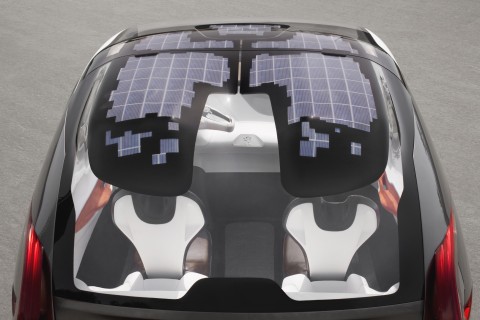 Solarzellendach des BB1 von Peugeot 2009